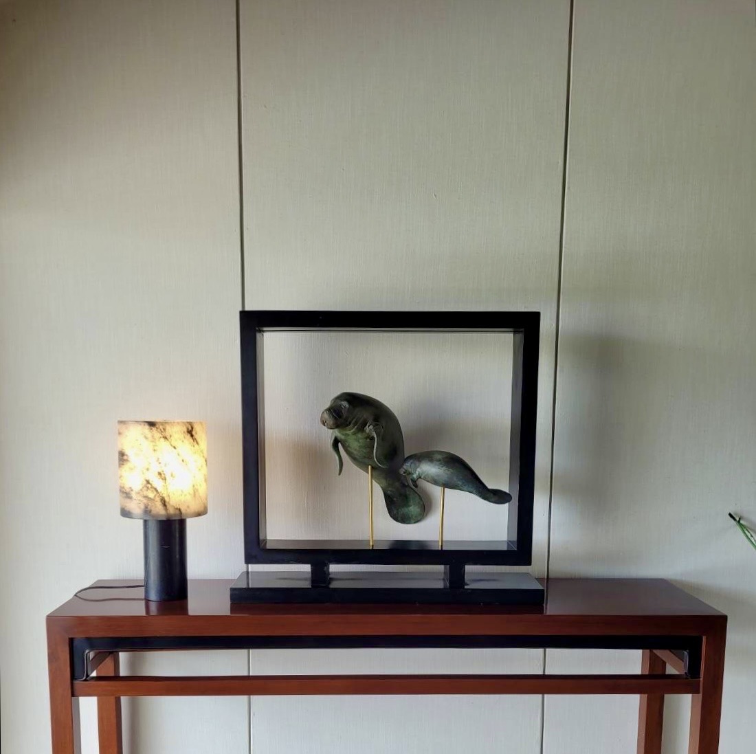 Shan Shui Luminary in Living Suite